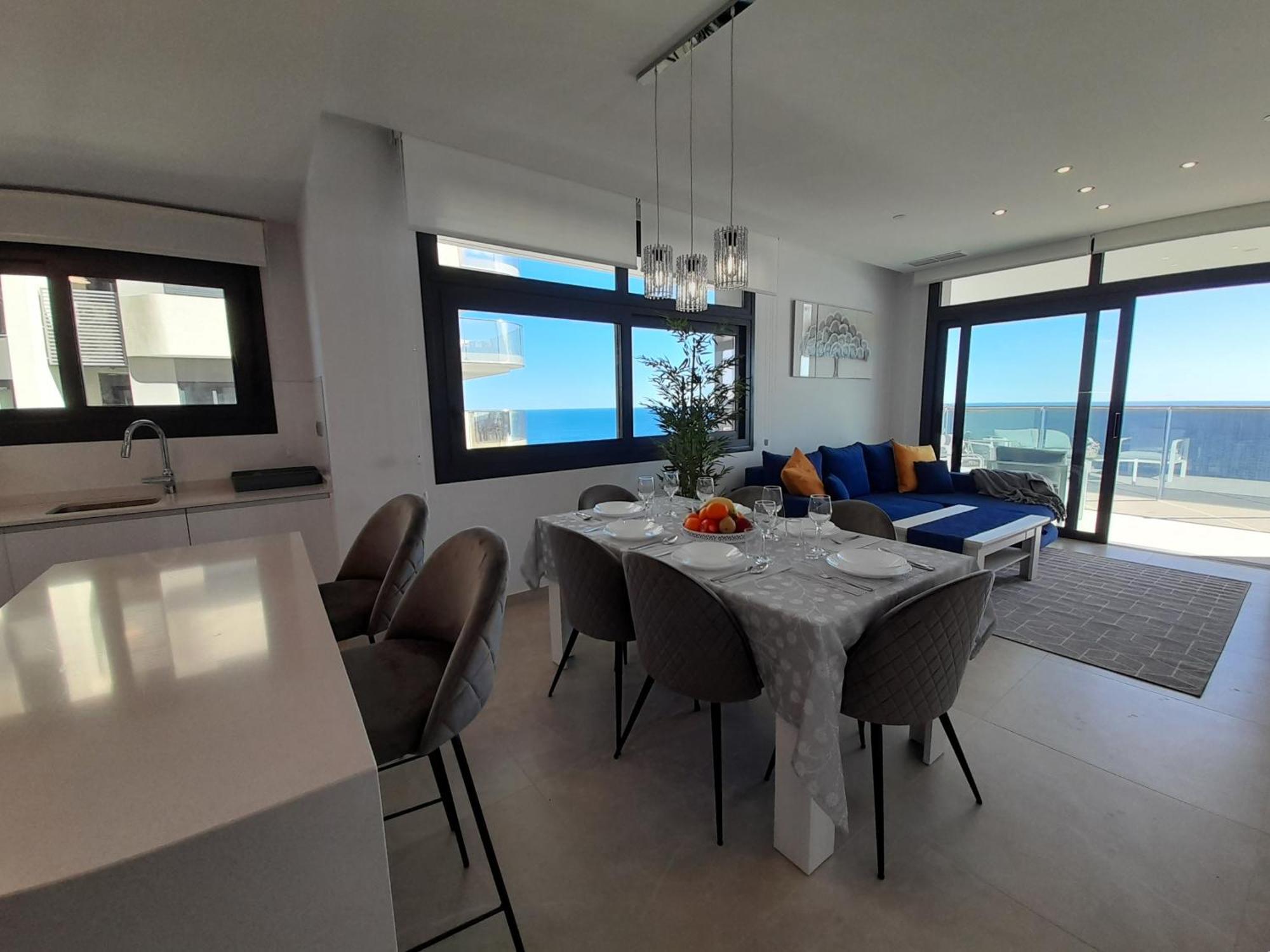 Sunset Cliffs Sea View Apartments 14 Floor Benidorm Exterior foto